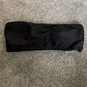 Black bathing suit top